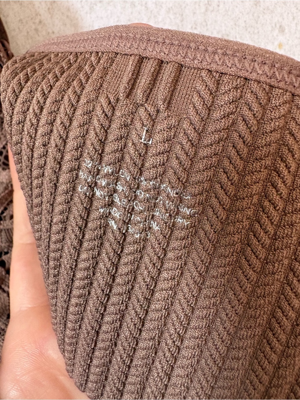 Wireless Lace Bralette in Taupe - Women Intimates - Picture 5 of 5